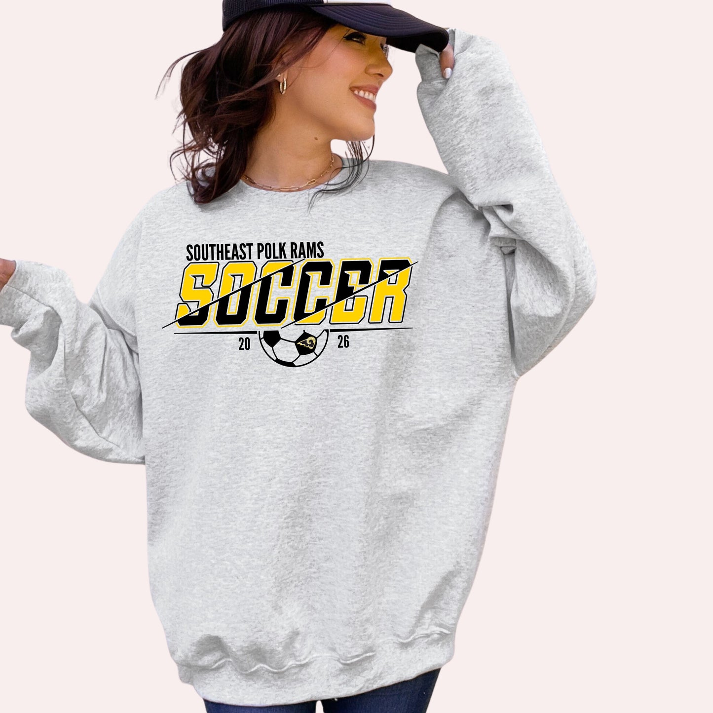 Southeast Polk Rams Soccer T-Shirt - Split