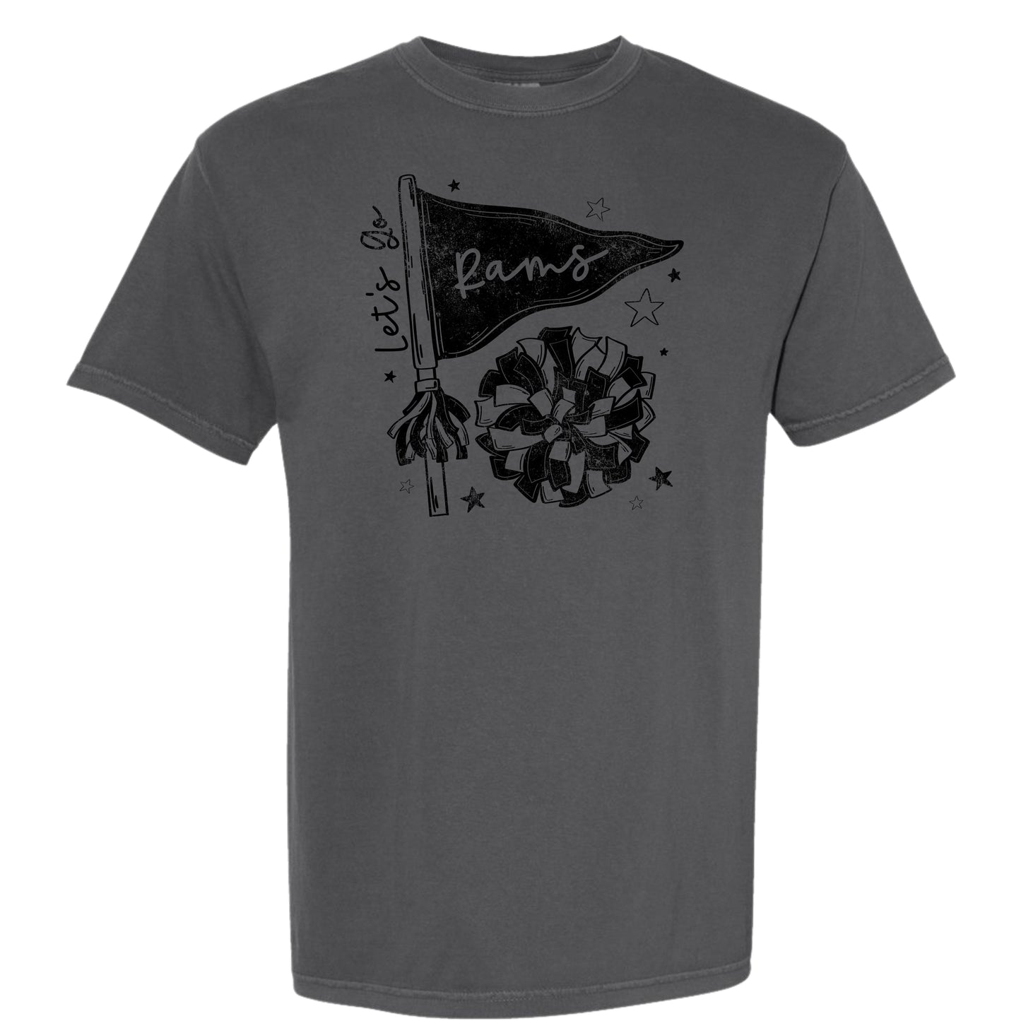 Let's Go Rams Cheer T-Shirt