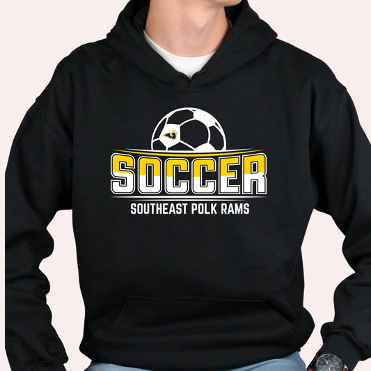 SEP Rams Soccer Hoodie - split top