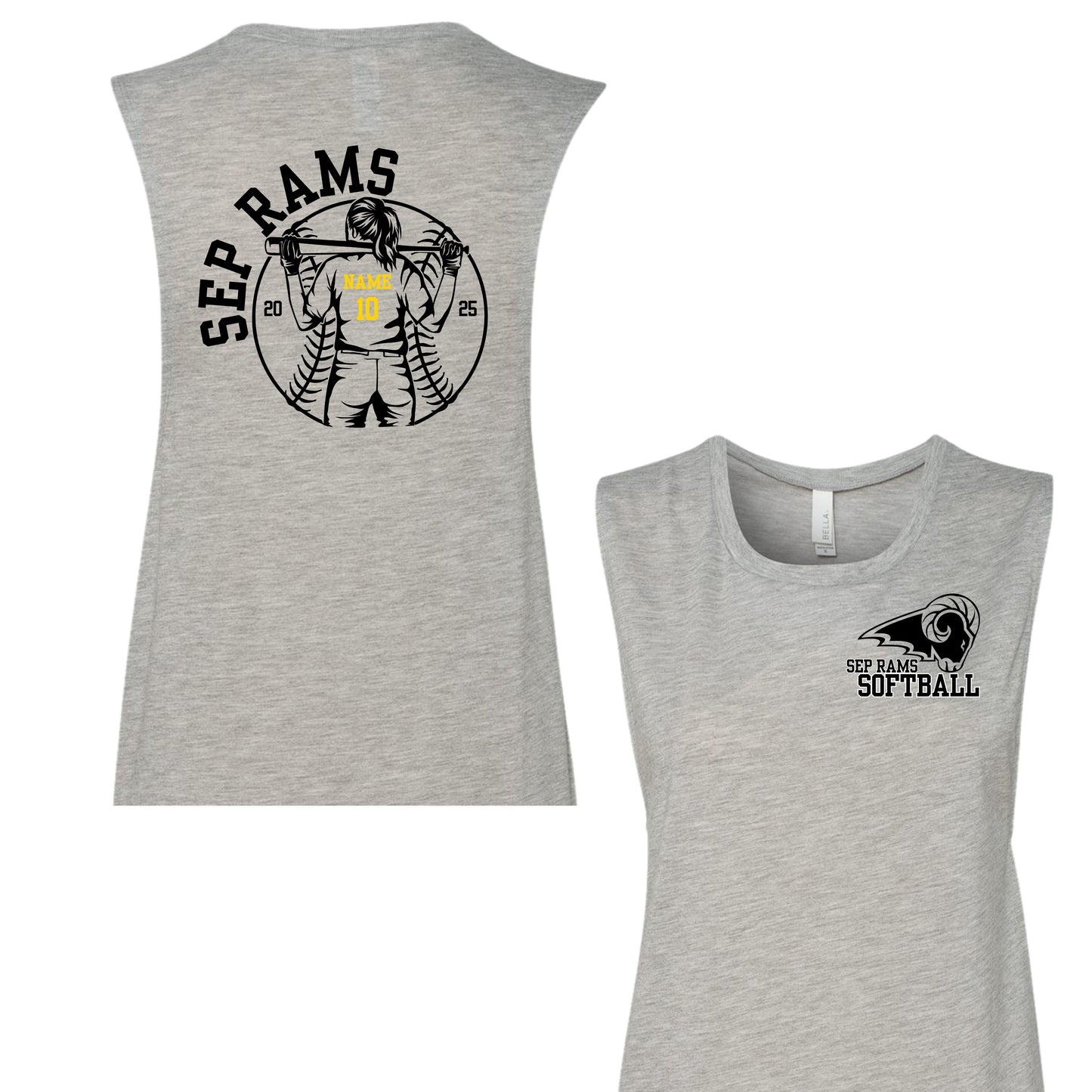 SEP Softball Personalized Tank | Adult
