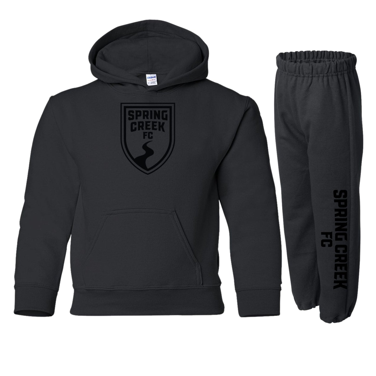 Youth Lounge Set- Black Logo