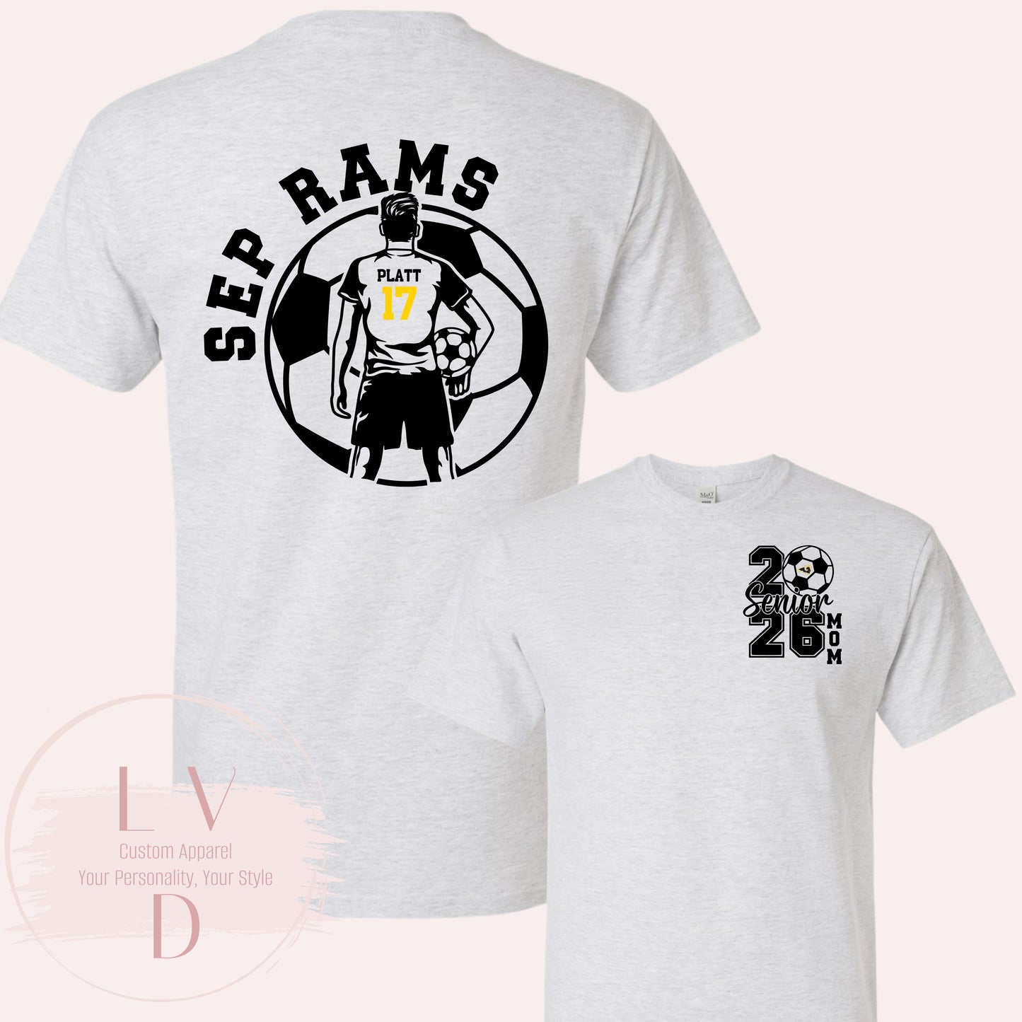 SEP Senior Soccer Mom T-Shirt | Personalized
