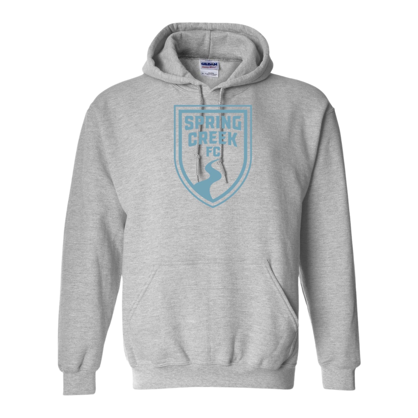 Adult Hoodie- Large Teal Logo