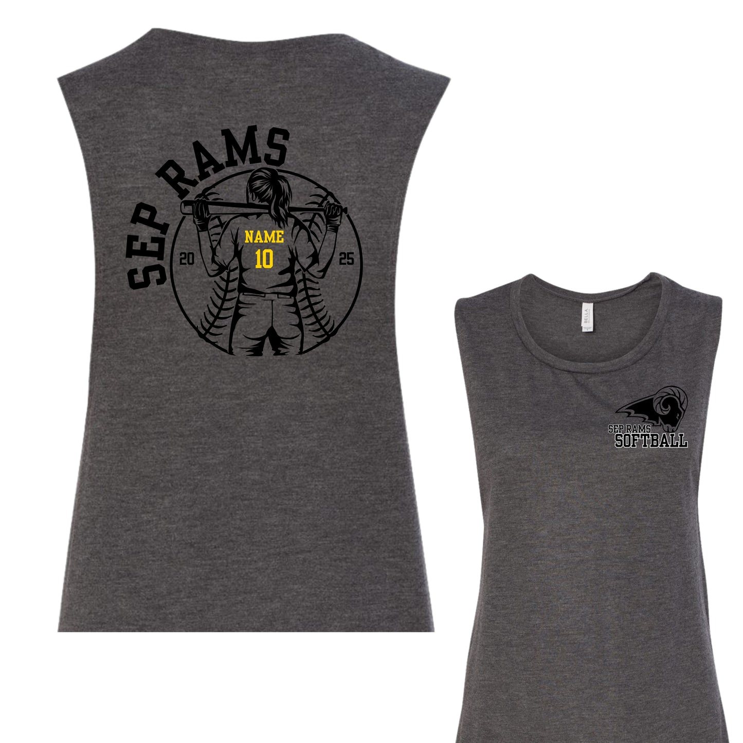 SEP Softball Personalized Tank | Adult