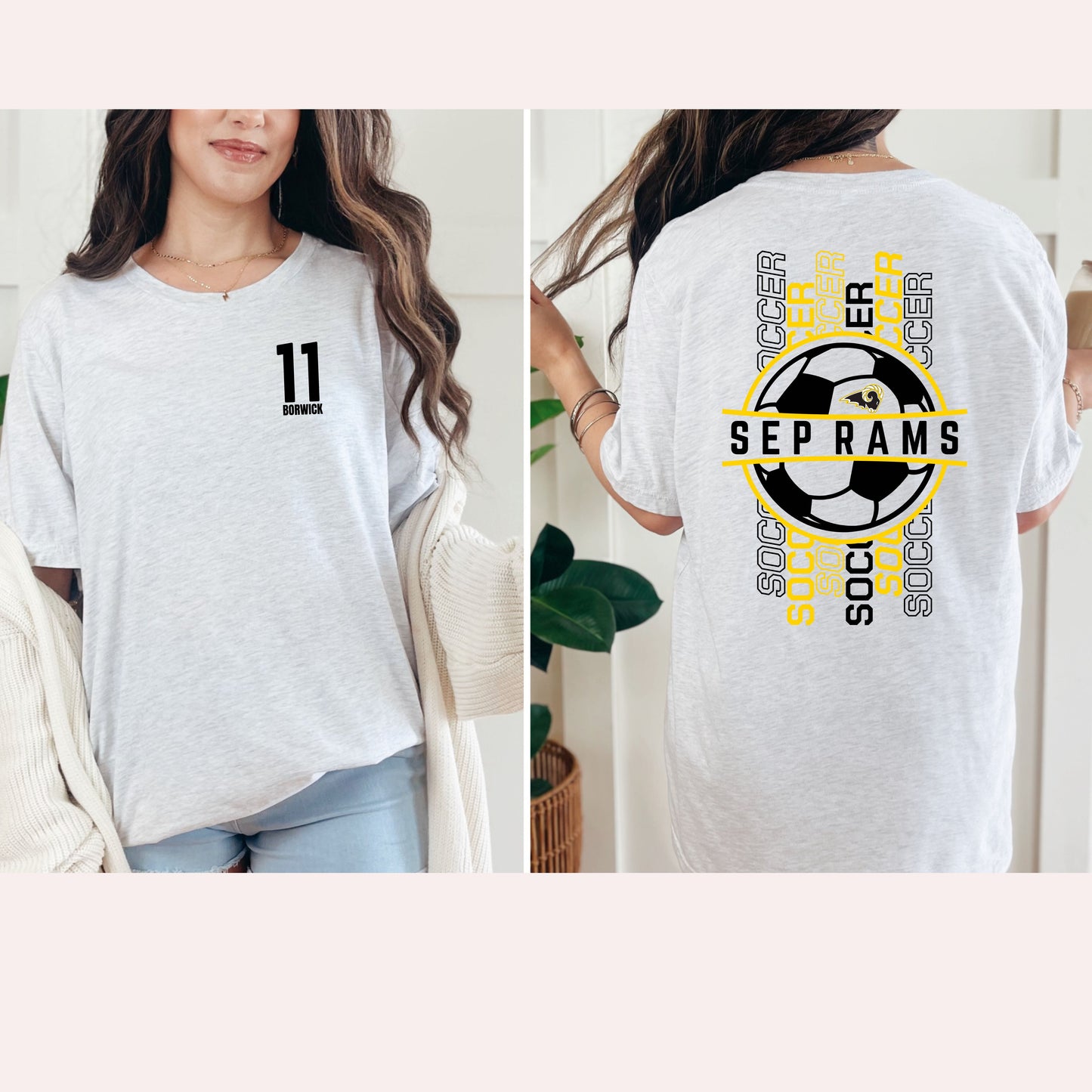 SEP Rams Soccer T-Shirt - personalized