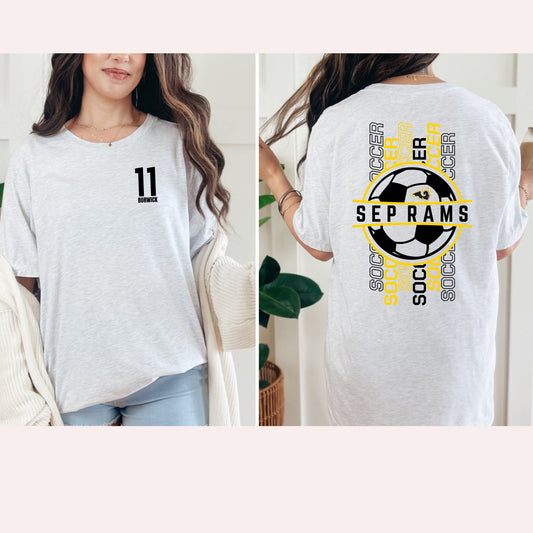 SEP Rams Soccer T-Shirt - personalized
