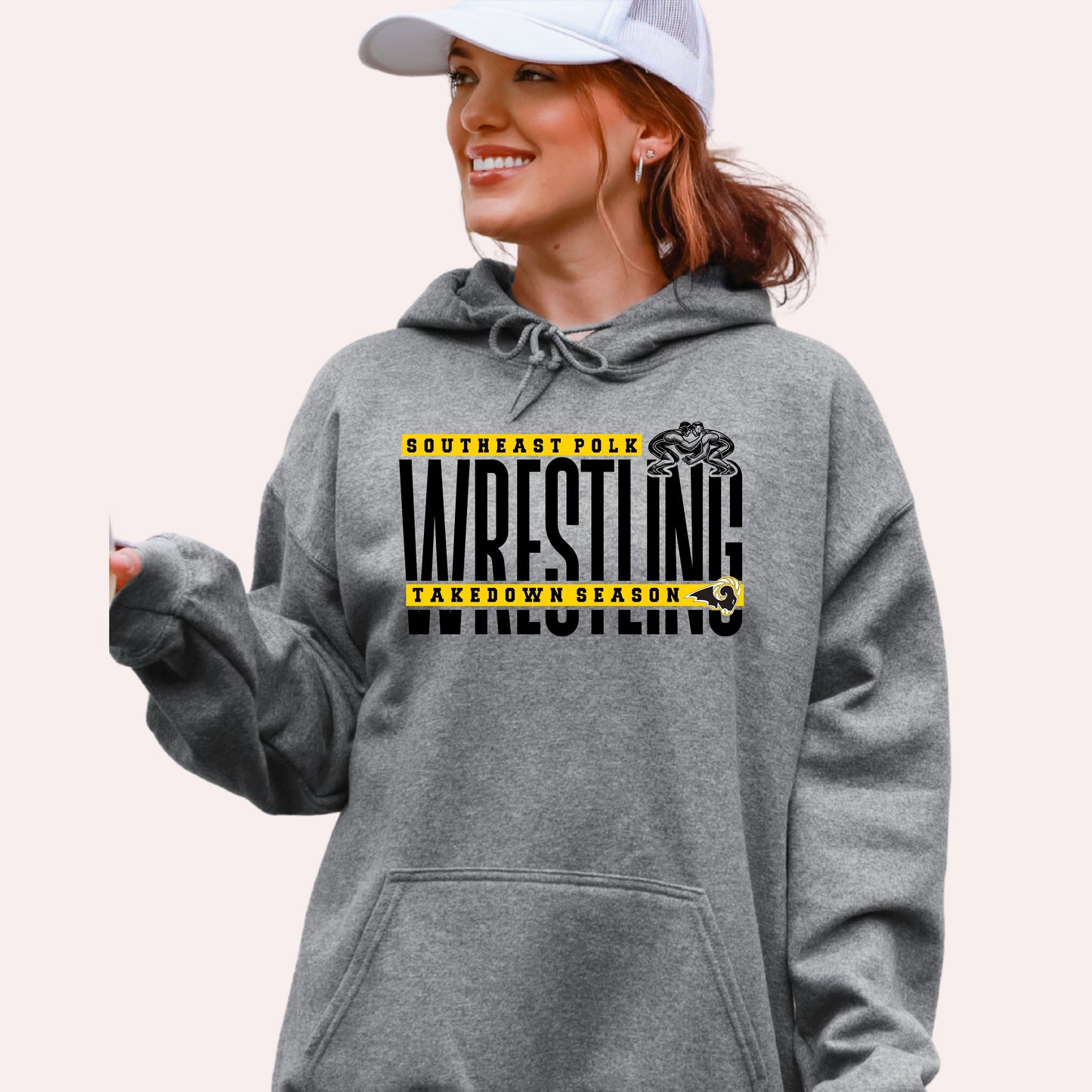Southeast Polk Wrestling Split Hoodie