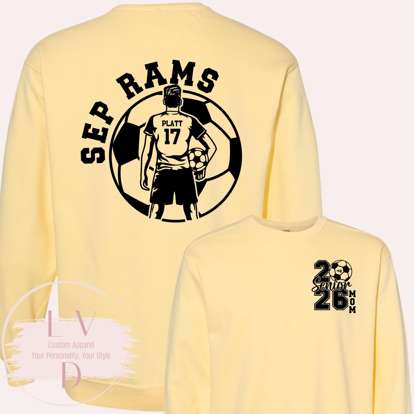 SEP Senior Soccer Mom Crewneck | Personalized