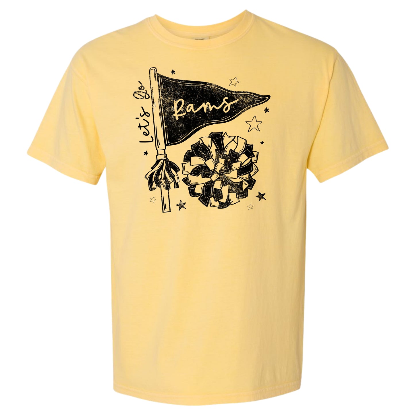 Let's Go Rams Cheer T-Shirt