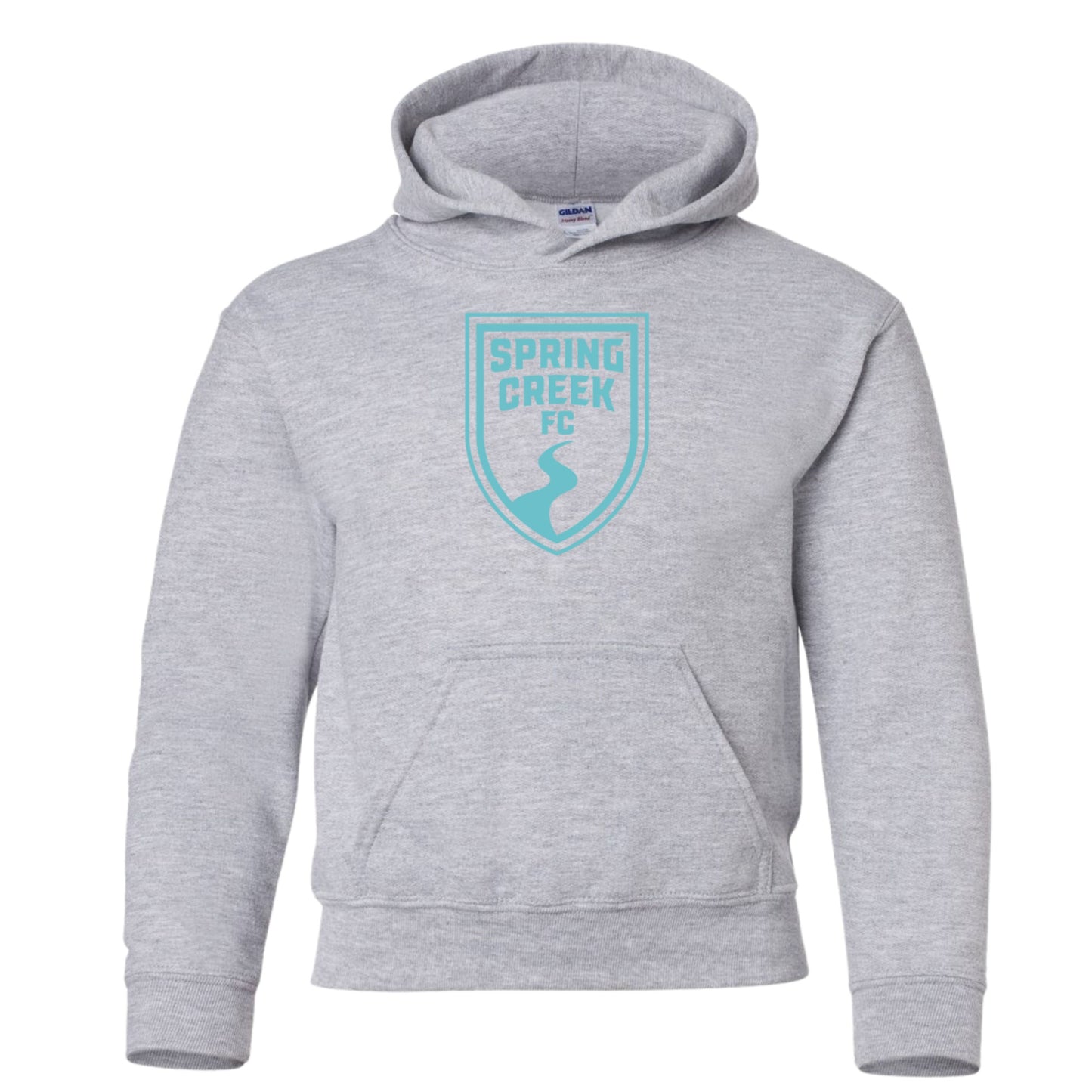 Youth Hoodie- Teal Logo