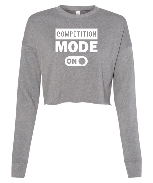 Competition Mode On Cropped Crewneck