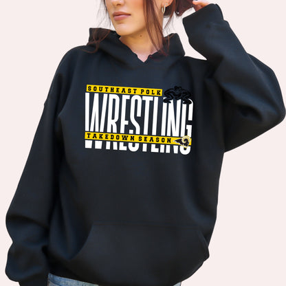 Southeast Polk Wrestling Split Hoodie