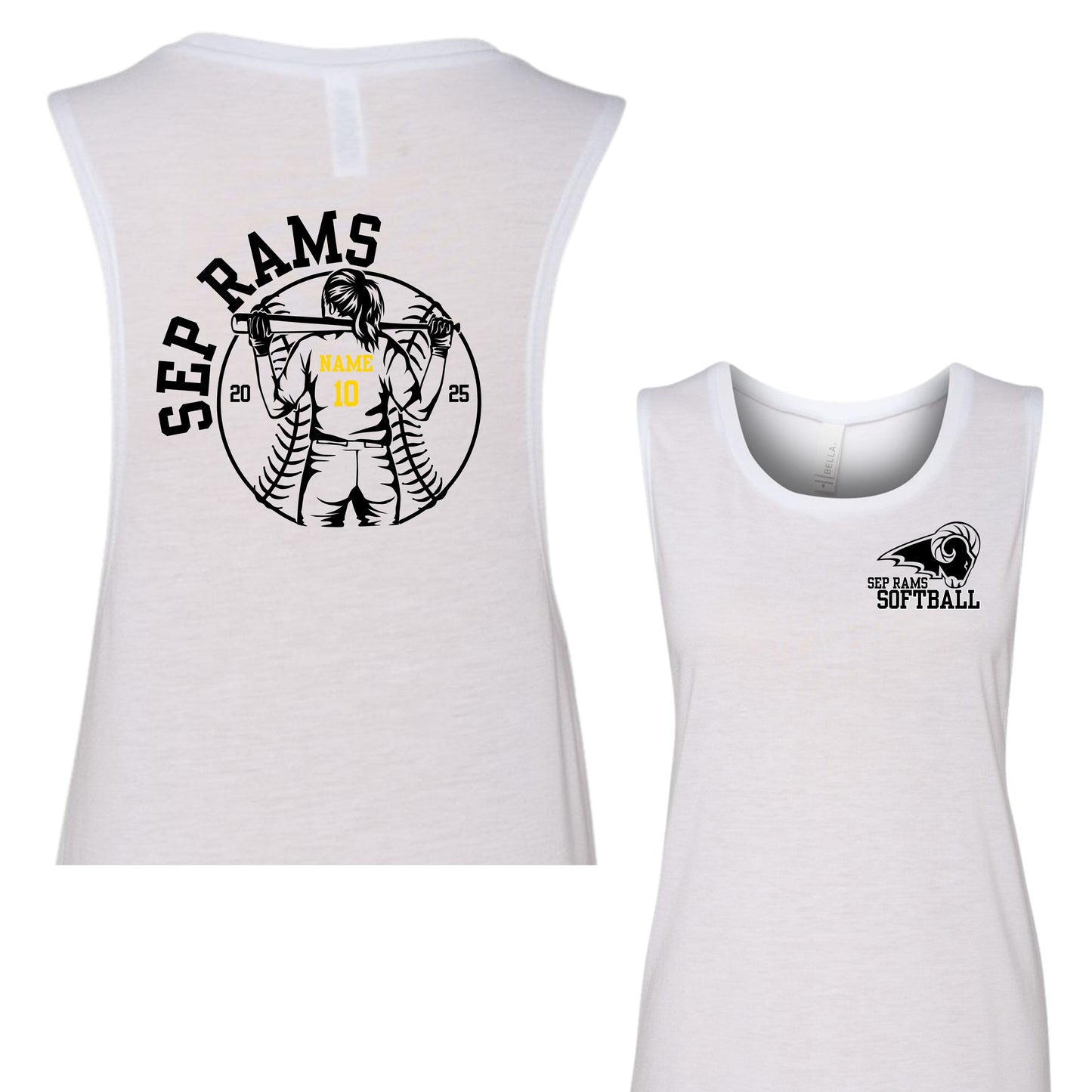 SEP Softball Personalized Tank | Adult