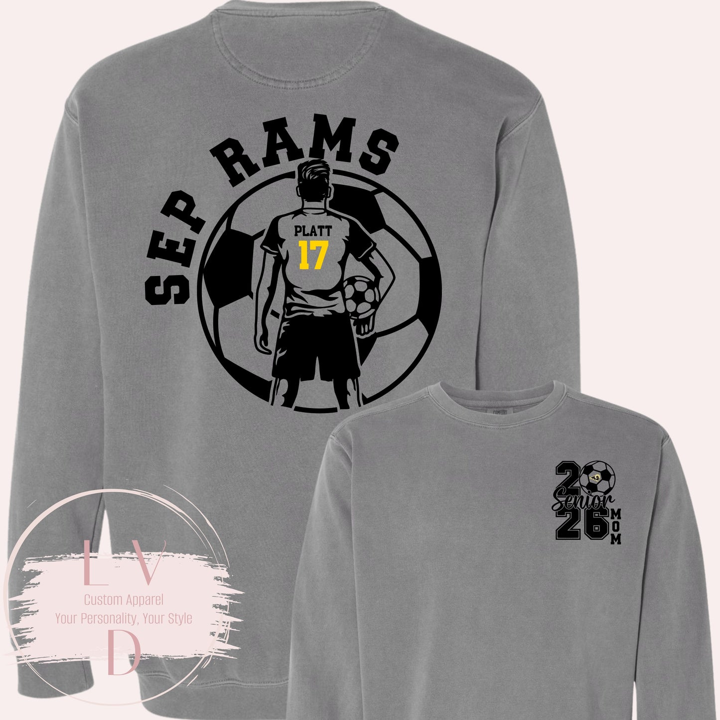 SEP Senior Soccer Mom Crewneck | Personalized