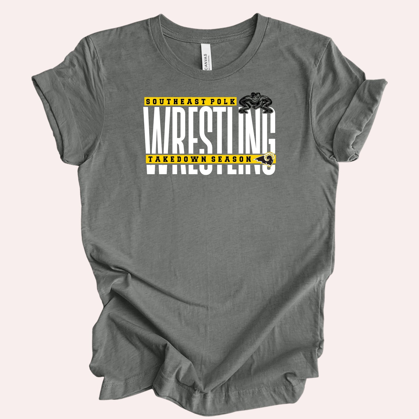 Southeast Polk Wrestling Split T-Shirt