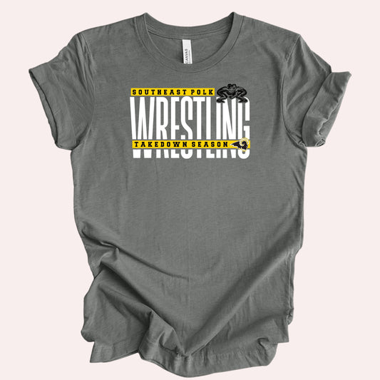 Southeast Polk Wrestling Split T-Shirt