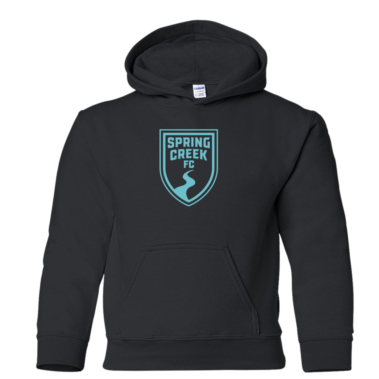 Youth Hoodie- Teal Logo