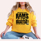 Southeast Polk Rams Large Basketball Cheerleading T-Shirt