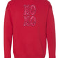 Stacked "XOXO" Crewneck