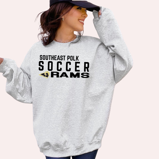 Southeast Polk SOCCER Rams Crewneck