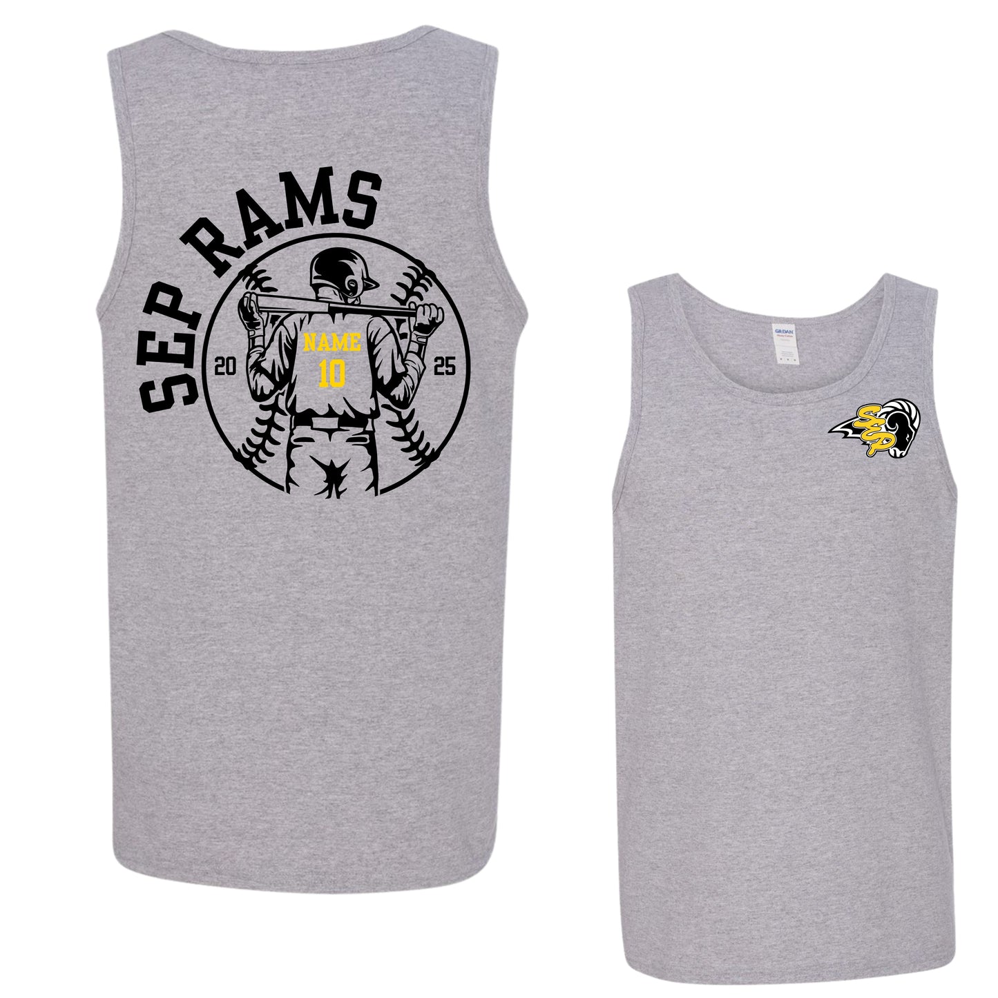 Official* SEP Baseball Personalization Tank | Adult