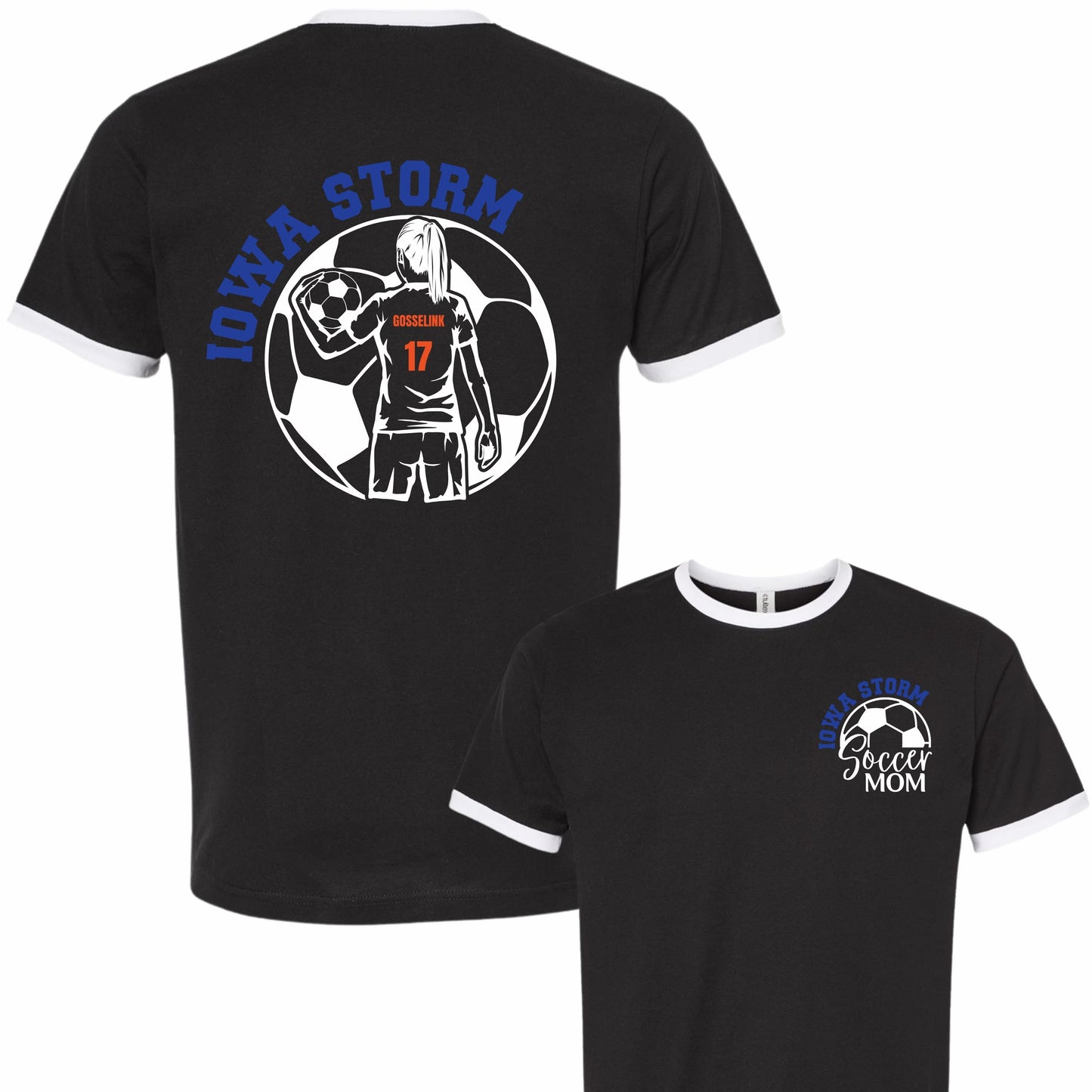 Iowa Storm Soccer Mom T-Shirt (girl)