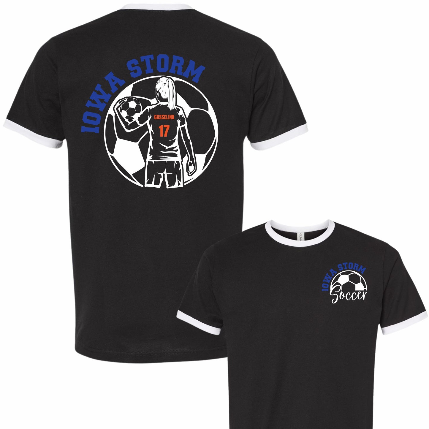 Iowa Storm Soccer T-Shirt (girl)