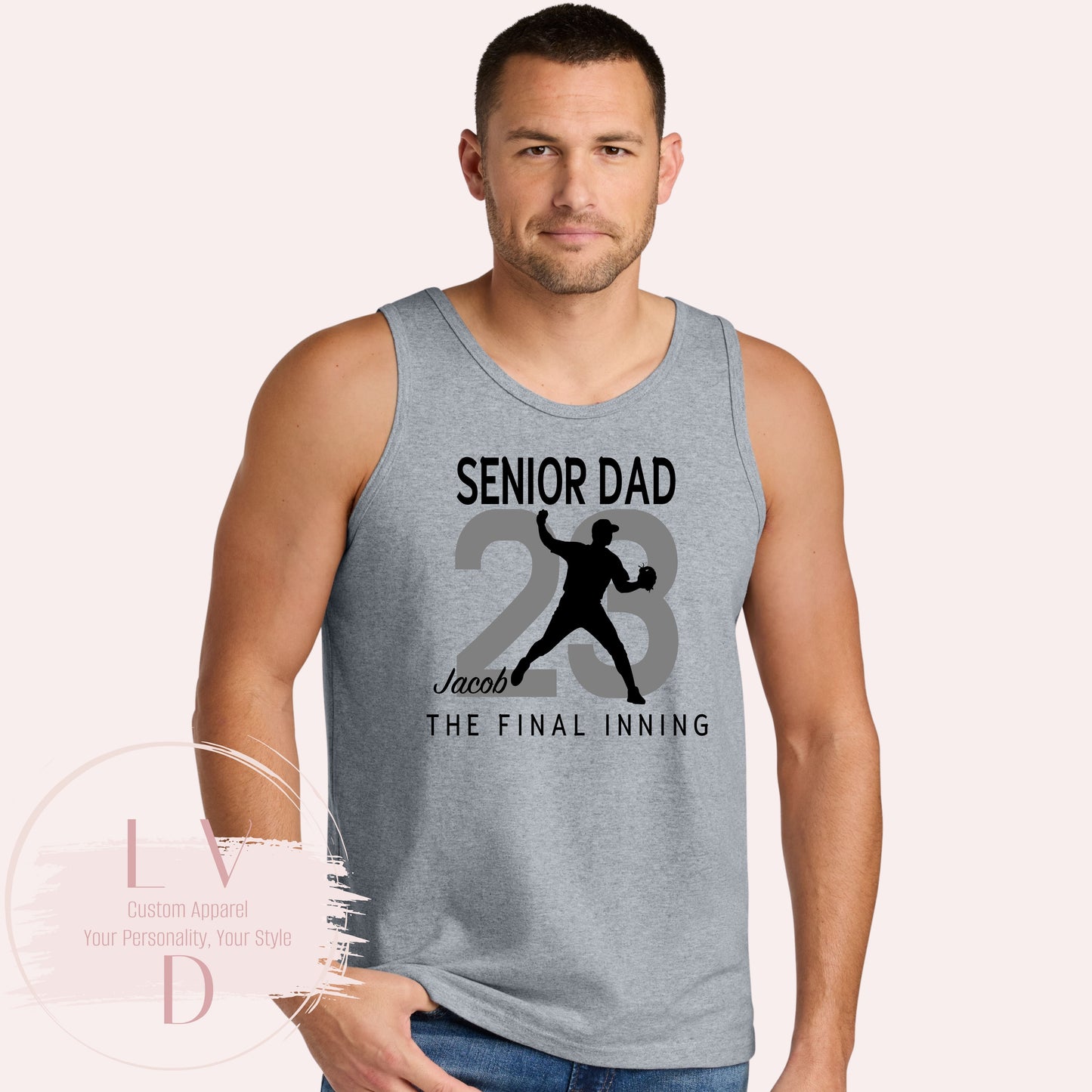 SEP Baseball Senior Dad Tank Top | The Final Inning