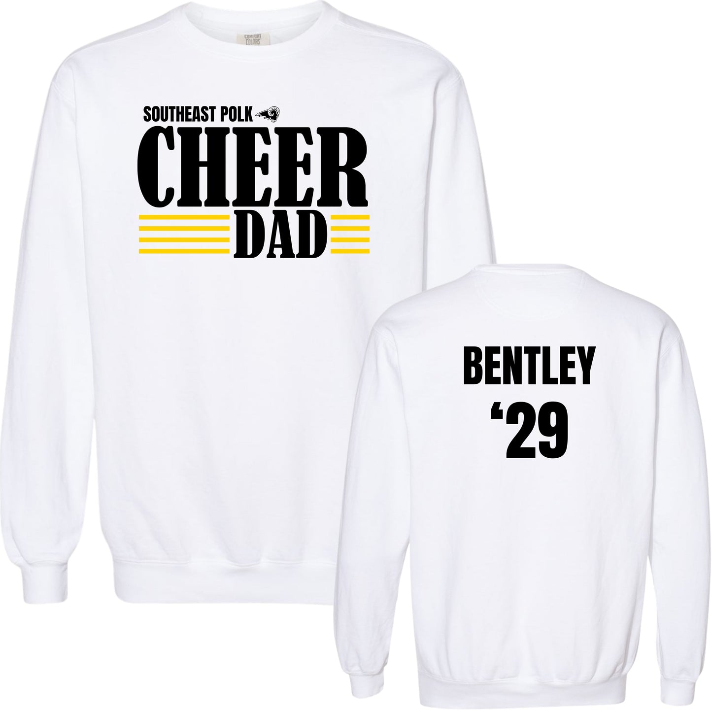 SEP Cheer Dad Crewneck | Comfort Colors