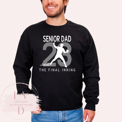 SEP Baseball Senior Dad Tank Top | The Final Inning