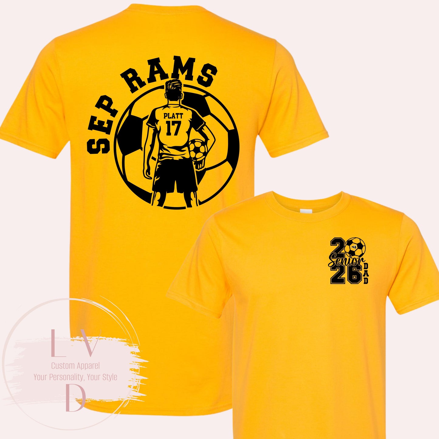 SEP Senior Soccer Dad T-Shirt | Personalized