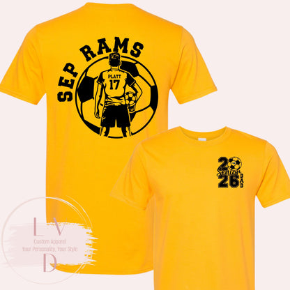 SEP Senior Soccer Dad T-Shirt | Personalized