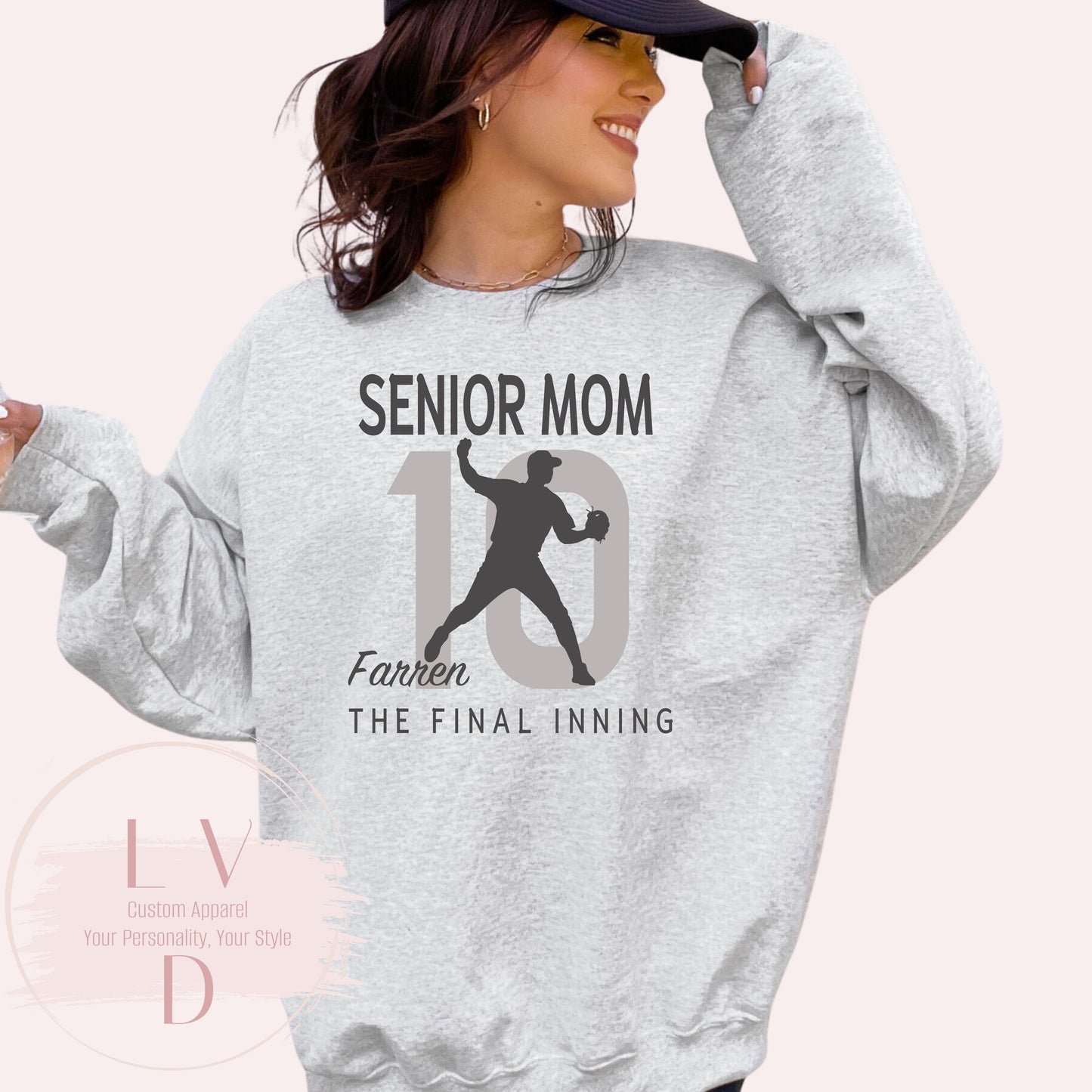 SEP Baseball Senior Mom Crewneck | The Final Inning