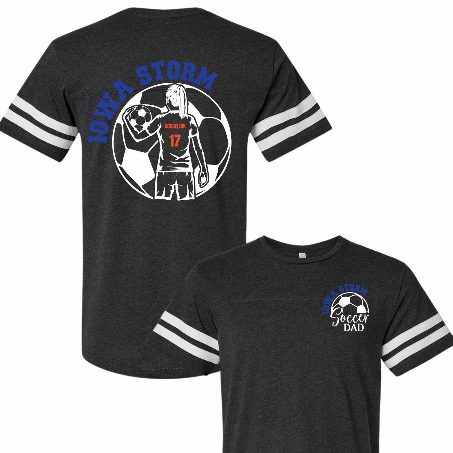 Iowa Storm Soccer Dad T-Shirt (girl)