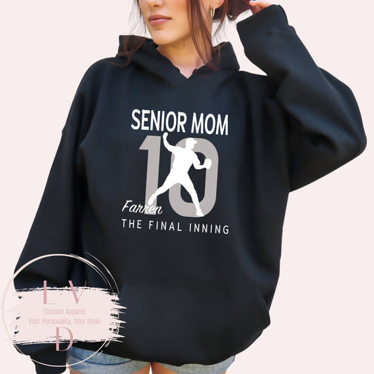 SEP Baseball Senior Mom Hoodie | The Final Inning