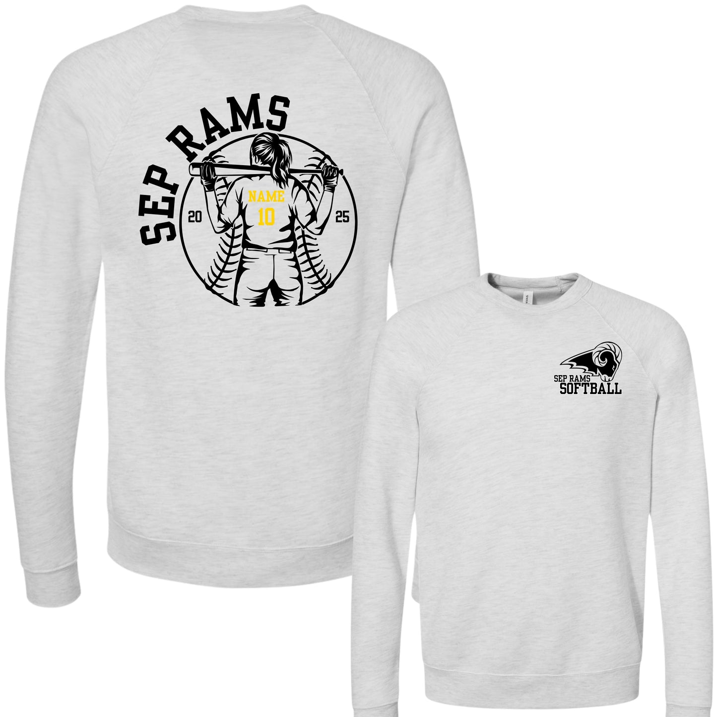SEP Softball Personalized Crewneck | Adult