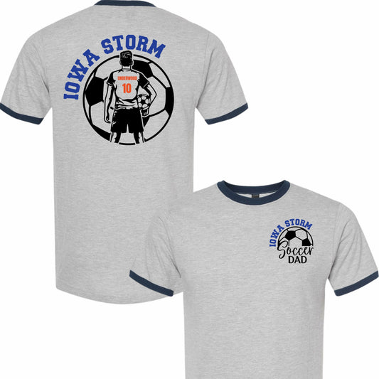 Iowa Storm Soccer Dad T-Shirt (boy)