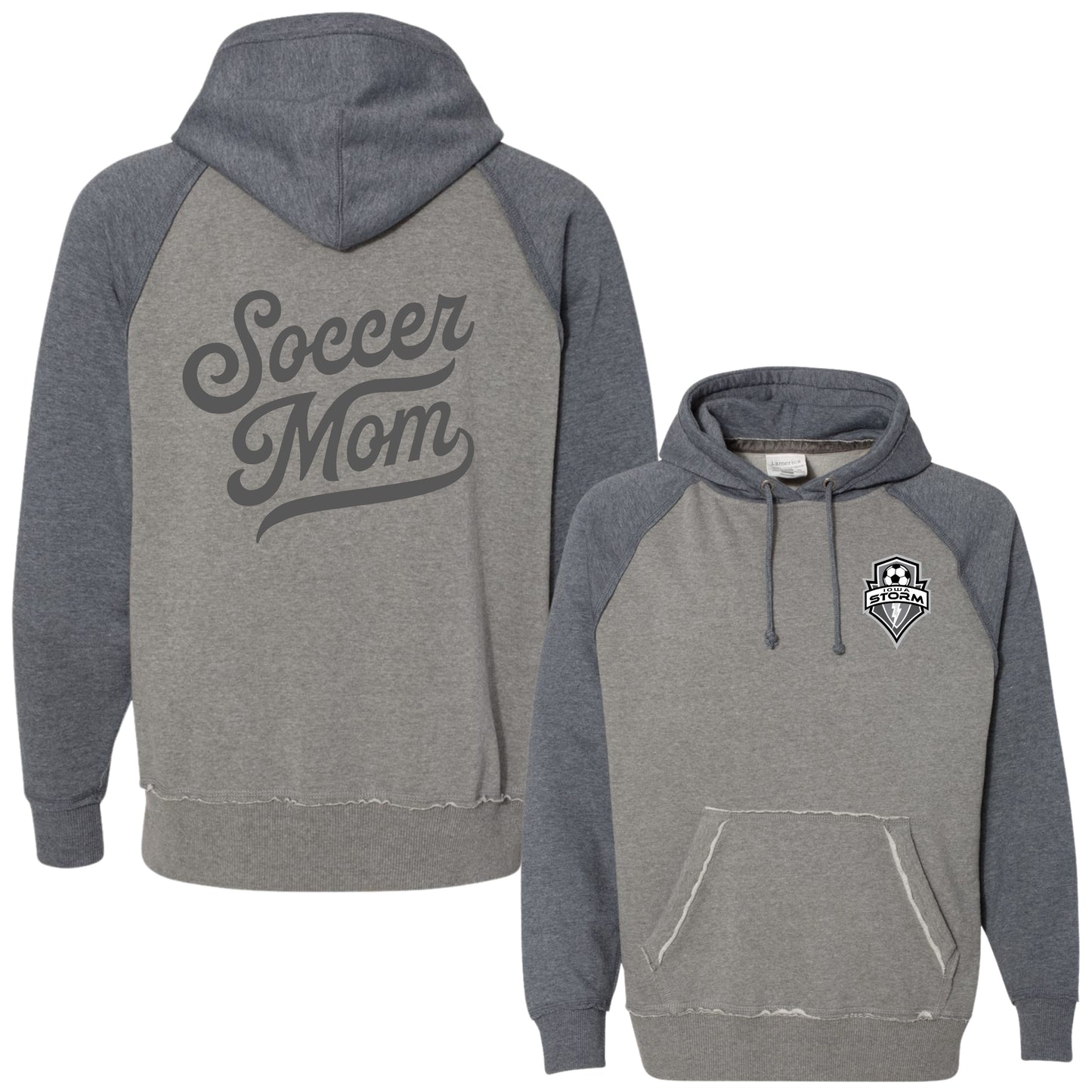 Iowa Storm "Soccer Mom Vintage" Hoodie | Adult