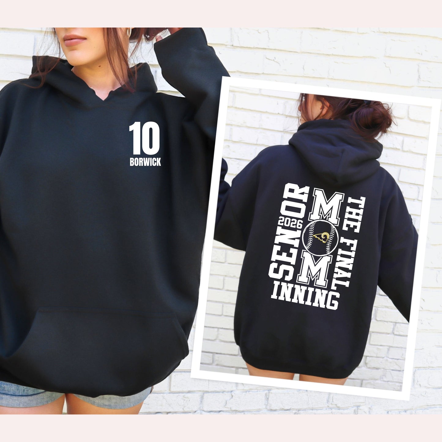 SEP Baseball Senior Mom Hoodie / Crewneck 5