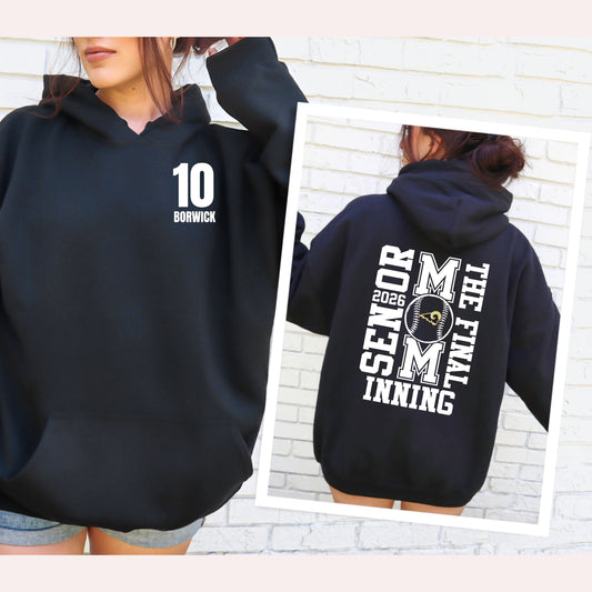 SEP Baseball Senior Mom Hoodie / Crewneck 5