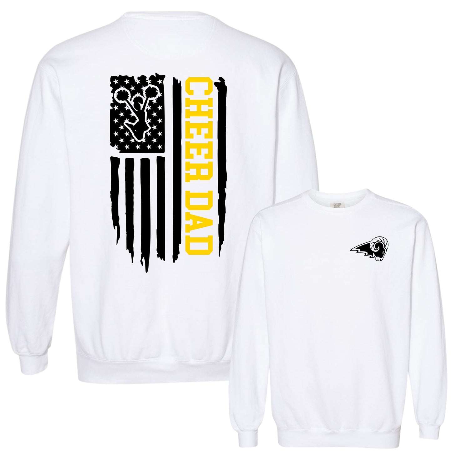 SEP Cheer Dad (flag) | Comfort Colors