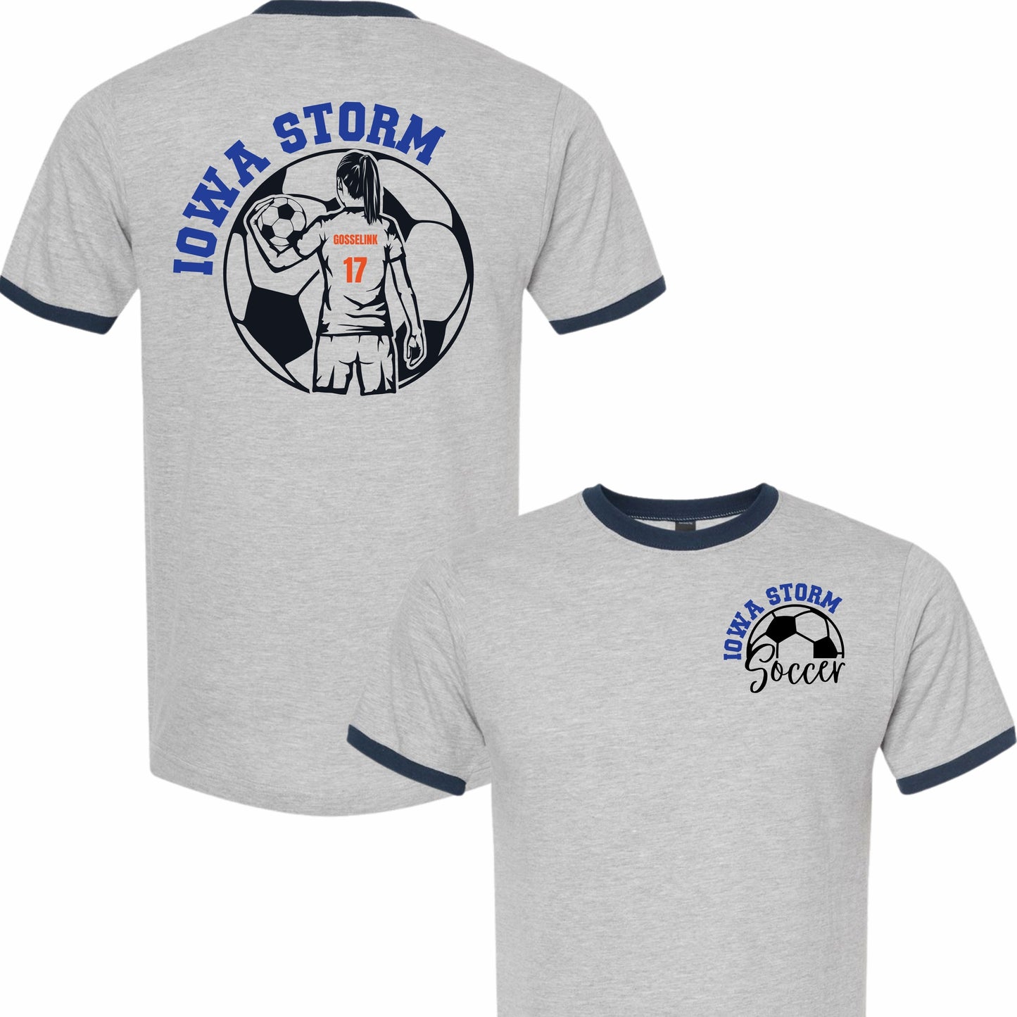 Iowa Storm Soccer T-Shirt (girl)