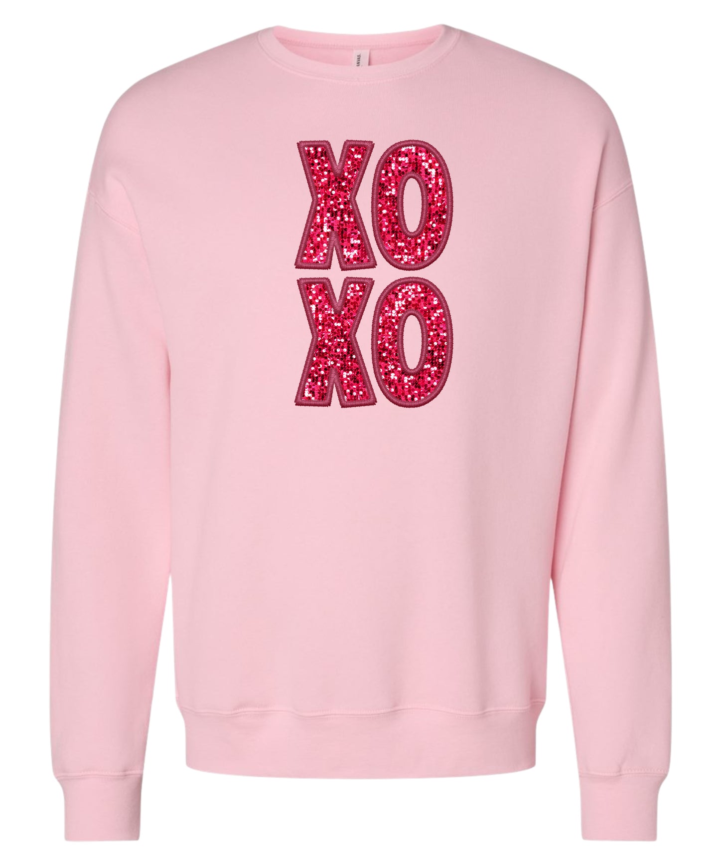 Stacked "XOXO" Crewneck