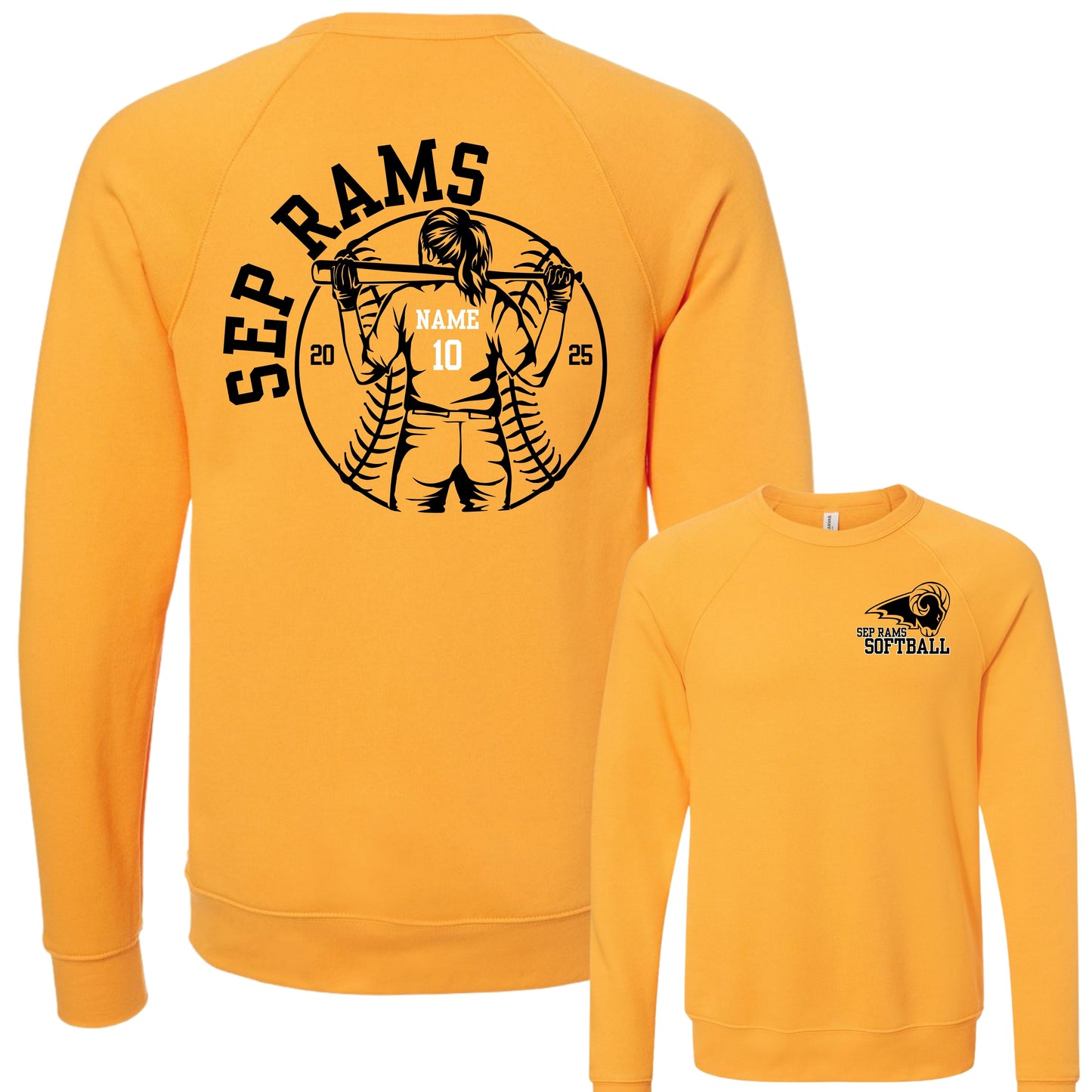 SEP Softball Personalized Crewneck | Youth