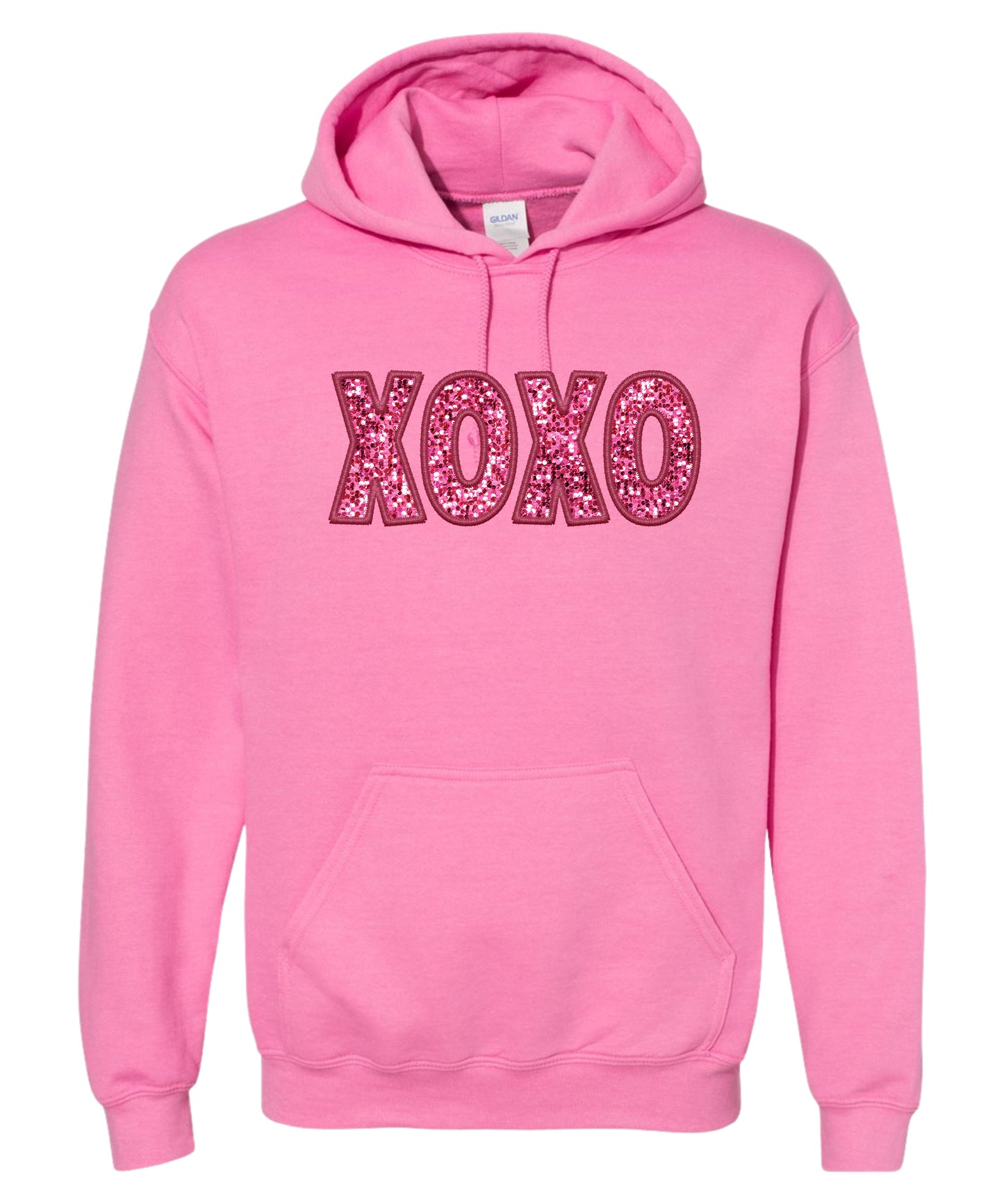 Glitter XOXO Adult Hoodie