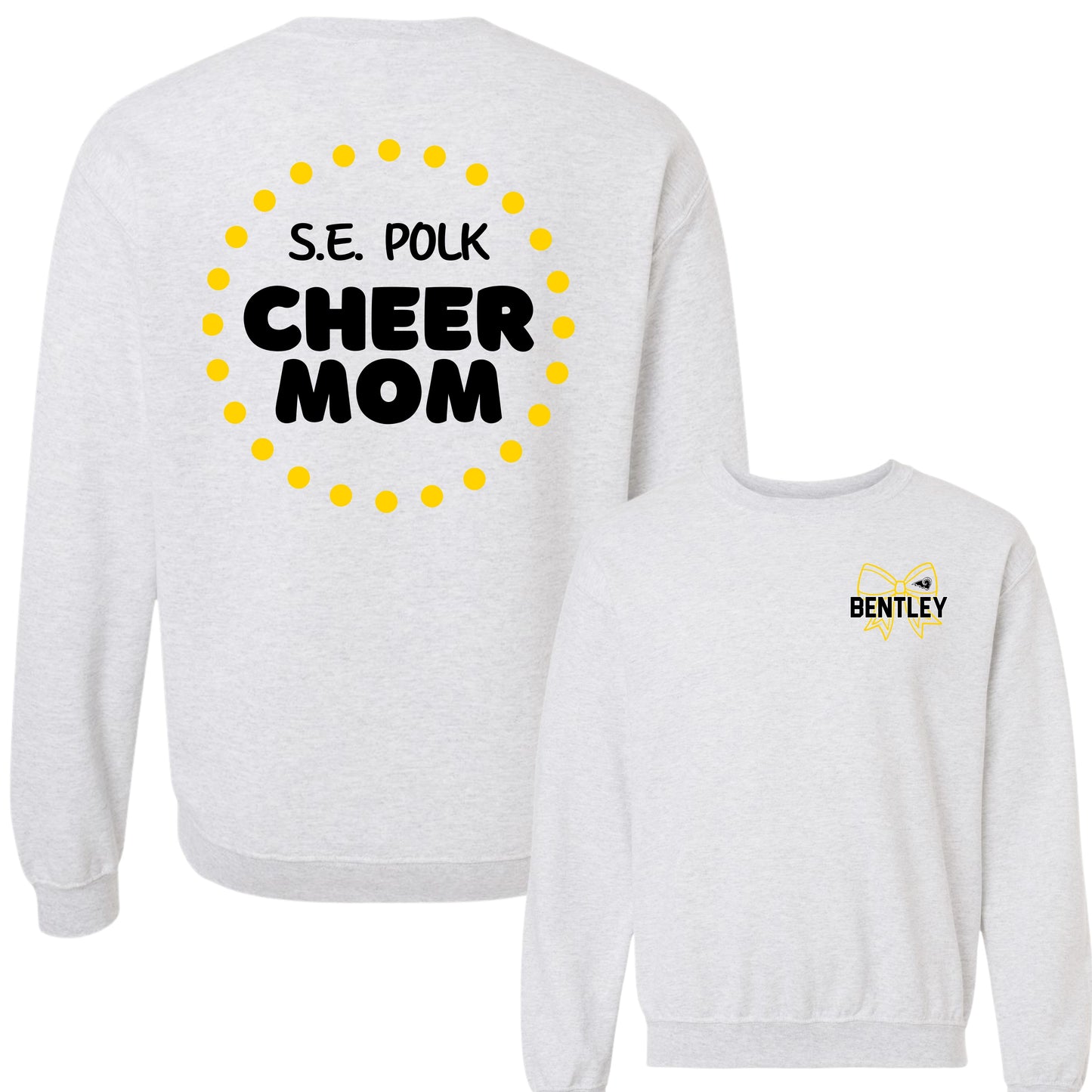 SEP Cheer Mom Puff Lettering Crewneck