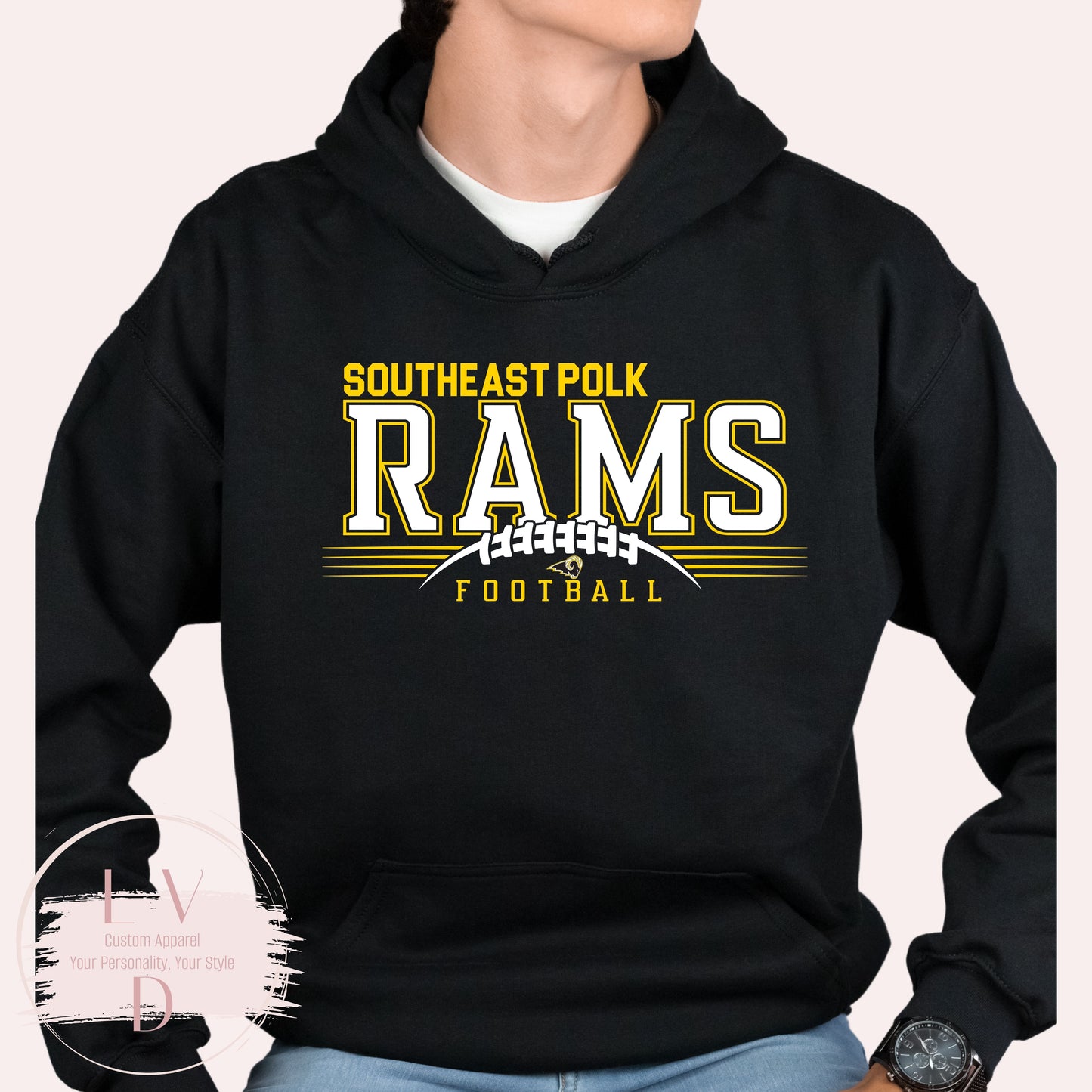 RAMS Football Hoodie