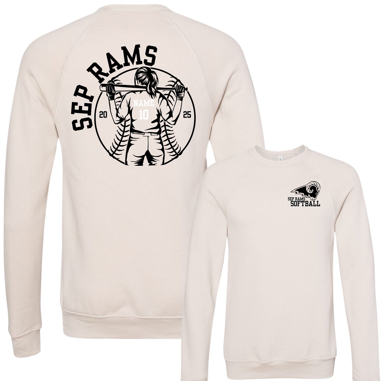 SEP Softball Personalized Crewneck | Adult