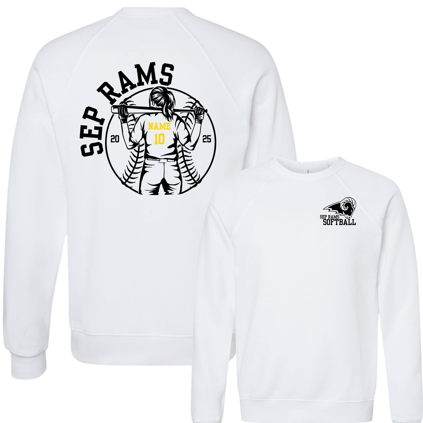 SEP Softball Personalized Crewneck | Adult