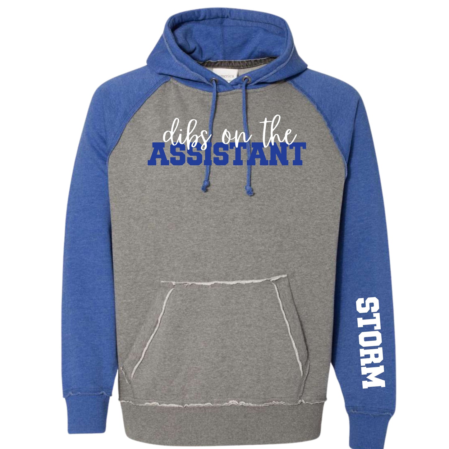 "Dibs on the Coach/Assistant" Vintage Hoodie